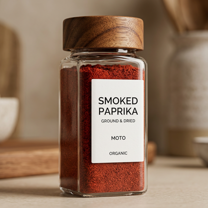 Acacia Spice Jar Set — 24 Jars